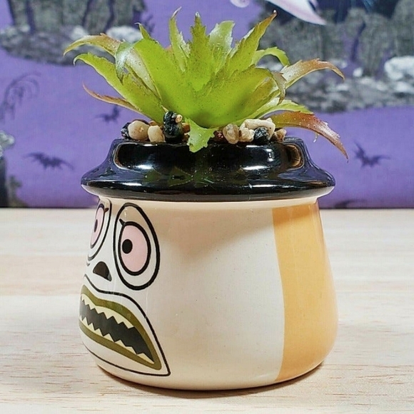 Disney Nightmare Before Christmas The Mayor 3.5" Faux Mini Succulent Plant - Picture 3 of 9